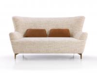 Doyle sofa in 1950s design, here in lounge/waiting 2-seater size 175 cm