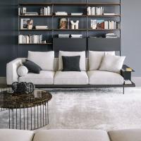 Sofa with integrated bookcase Phil by Bonaldo