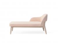Sophos wooden leg dormeuse to match the sofa from the same collection