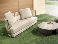 Twist sofa with comfortable seat cushions
