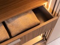 Opening an internal cabinet drawer Driver Wide outlet