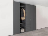 Wide outlet laundry wardrobe composition 248.8 cm w. 75.2 d. 255.1 h. 