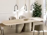 Hope pendant lamp in black painted metal, matching the Torquay table and Leslie chairs