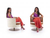 Charme armchair - Ergonomics and seat proportions