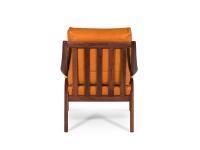 Back of the Jody armchair with wooden structure