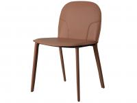 Makalu chair without armrests - curved, rounded lines develop a sober, formal design