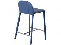 Makalu belting leather bar stool with footrest