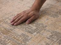 Detail of the flat, thin pile of the Rabat carpet