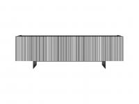 Barcode sideboard also available with white matte lacquered doors