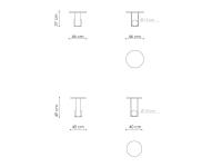 Element Couchtisch von Bonaldo - Modelle und Maße