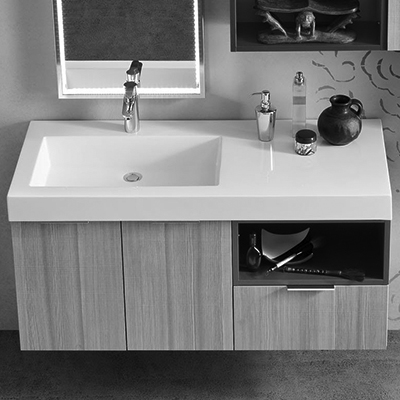 Mobile Bagno Con Lavabo Decentrato A Destra.Mobile Bagno Con Lavabo Decentrato N02 Atlantic Diotti Com