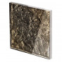 Glossy Bronze Hammered Glass