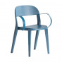 with armrests and wooden seat - +€461.47