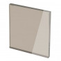 Glossy Taupe painted glass