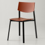 chair with seat and back in polypropylene