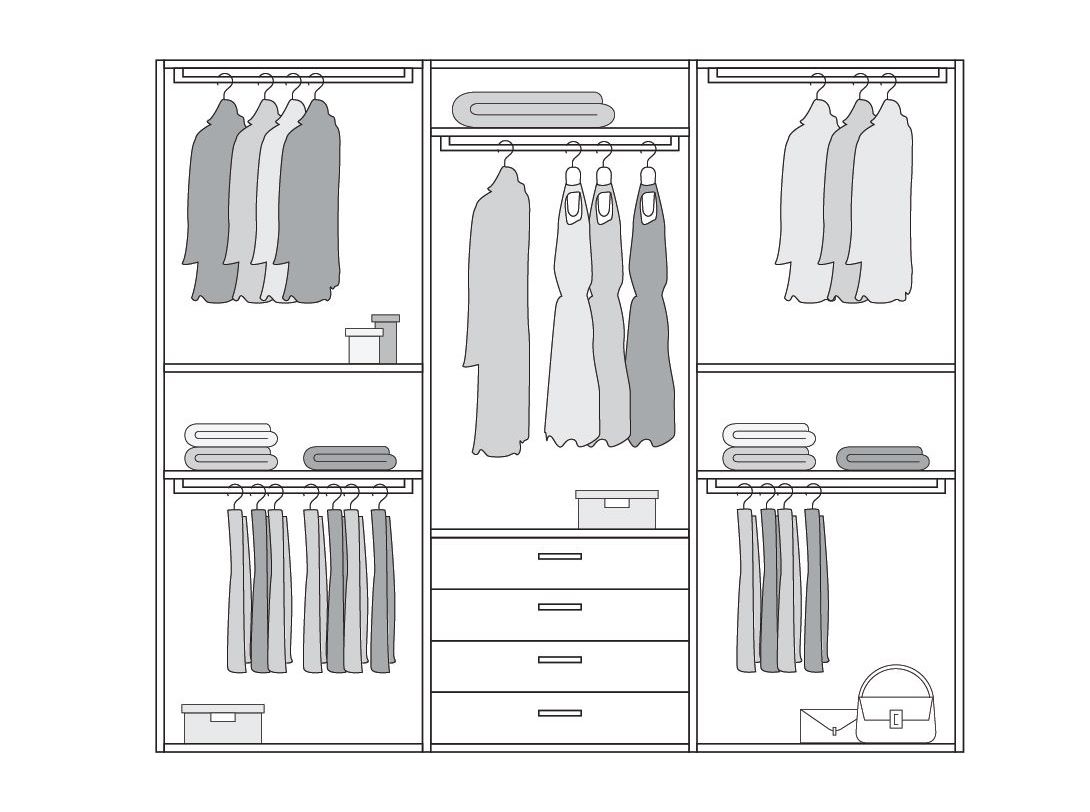 6 modi per organizzare il guardaroba in mansarda 